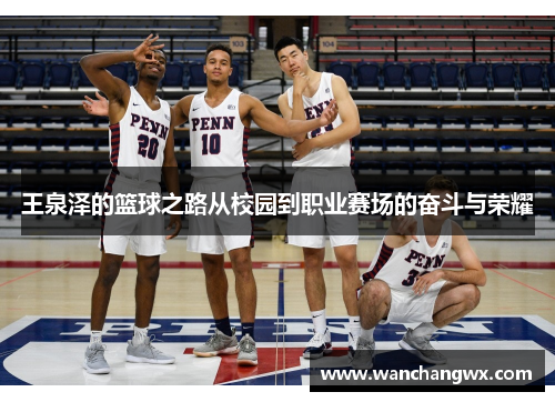 王泉泽的篮球之路从校园到职业赛场的奋斗与荣耀